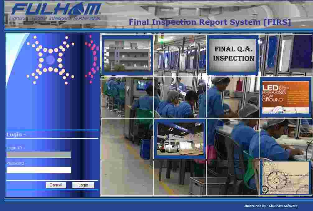Final Inspection Report System [FIRS]