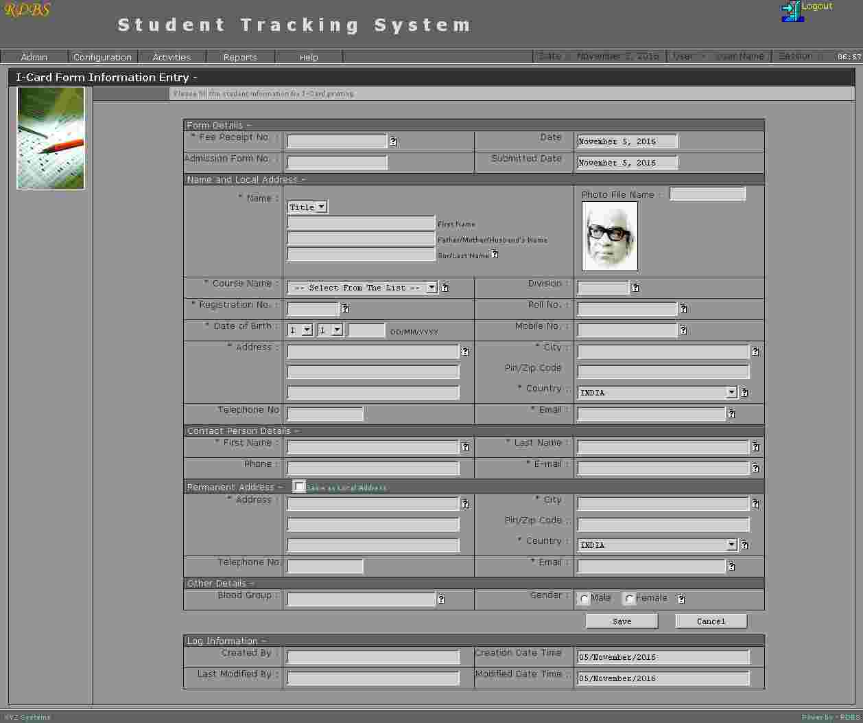 Students Tracking System
